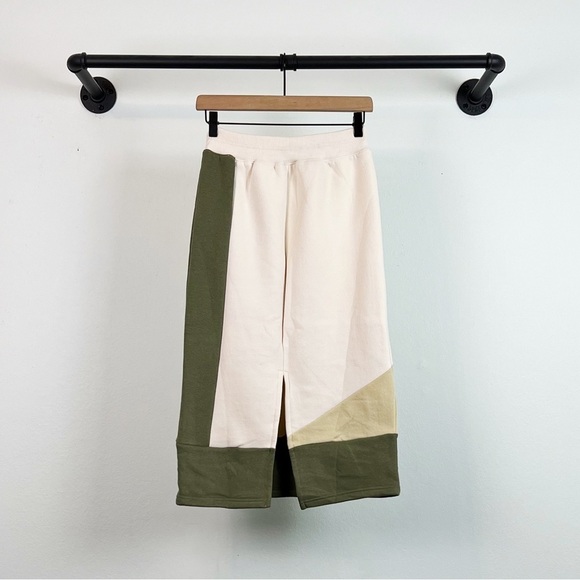 NWT Daily Practice by Anthropologie Colorblocked Midi Skirt - Picture 5 of 7